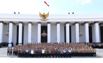 Kapolres Landak Hadiri Pengarahan Presiden Jokowi Untuk Pejabat TNI – Polri di IKN