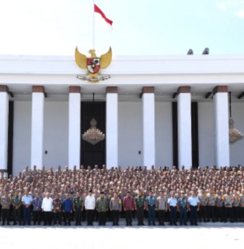 Kapolres Landak Hadiri Pengarahan Presiden Jokowi Untuk Pejabat TNI – Polri di IKN