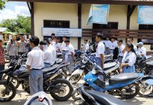 Polisi Edukasi Pelajar Larangan Penggunaan Knalpot Brong