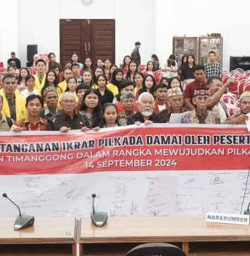 IWO Landak Gelar Seminar Pilkada Damai Bersama Timanggong Adat