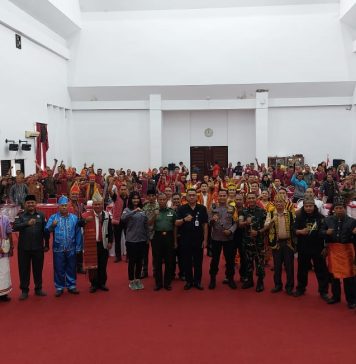12 Paguyuban Etnis Kabupaten Landak Komitmen Wujudkan Pilkada Damai