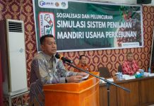 Gutmen Buka Sosialisasi dan Peluncuran Simulasi Sistem Penilaian Mandiri Usaha Perkebunan