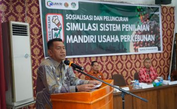 Gutmen Buka Sosialisasi dan Peluncuran Simulasi Sistem Penilaian Mandiri Usaha Perkebunan