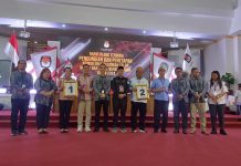 Hasil Pengundian Nomor Urut Paslon Bupati Landak, Karolin-Erani 1, Heri Saman-Vinsensius 2