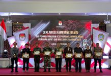 Deklarasi Kampanye Damai Pilkada Landak 2024, Pj Bupati Ingatkan Paslon Berkampanye Santun