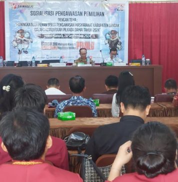 Bawaslu Landak Ajak Masyarakat Awasi Tahapan Pilkada 2024