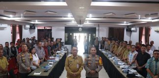 Pemkab Bersama Polres Landak Mediasi Pesoalan Lahan antara Dusun Nangka Sengah Temila dan Dusun Sindur Sebangki dengan PT. SMS