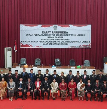 40 Anggota DPRD Landak Masa Jabatan 2024-2029 Dilantik
