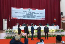 Evy Yuvenalis dan Minadinata Jabat Pimpinan Sementara DPRD Landak
