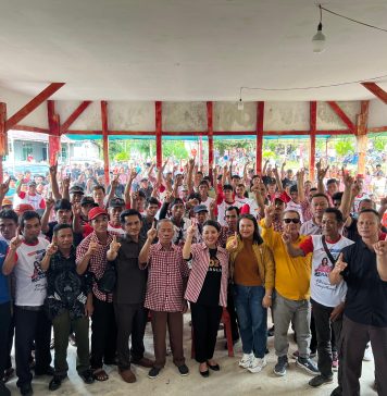 Karolin-Erani Terima Dukungan Dari Masyarakat Adat Binua Pantu Seratus