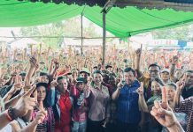 Kampanye di Sungai Laki, Karolin : Program Andalan Kita Pertanian dan Infrastruktur