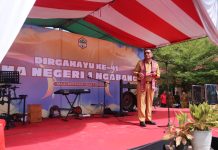Gutmen Hadiri Perayaan Ulang Tahun SMAN 1 Ngabang Ke -41