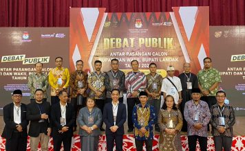 Gutmen Apresiasi Debat Publik Pemilihan Bupati dan Wakil Bupati Landak Berjalan Aman