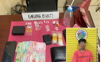 Polisi Amankan Pengedar Sabu di Dusun Binjai Ngabang