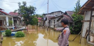 Air Sungai Banyuke Meluap, Sejumlah Rumah Warga dan Akses Jalan di Darit Tergenang Banjir