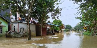 Akses Jalan Darit – Bengkayang Terputus Akibat Banjir