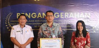 Pemkab Landak Raih Predikat Zonasi Hijau Opini Kualitas Tinggi Penilaian Kepatuhan Penyelenggaraan Pelayanan Publik Tahun 2024