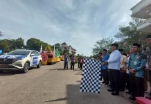Belasan Mobil Hias Meriahkan Pawai Ta’aruf MTQ XXXII Tingkat Provinsi Kalimantan Barat Tahun 2024
