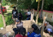 Tempat Pembuangan Sampah, Karya Mahasiswa KKM UPGRI Pontianak Bekerja Sama Dengan Pemerintah Desa Untuk Penegasan Sikap Mencintai Lingkungan Go Green
