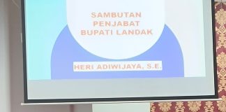 Pj. Sekda Landak Buka Sosialisasi Anti Korupsi dan Pengendalian Gratifikasi