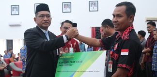 Gutmen Buka Sosialisasi Kebijakan Pengelolaan Keuangan Desa dan Launcing Jamsostek Bagi Pekerja Rentan dan Ketua RT/RW