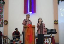 Pj. Bupati Landak Hadiri Perayaan Natal PWKI