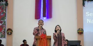 Pj. Bupati Landak Hadiri Perayaan Natal PWKI
