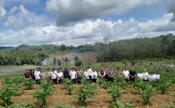 Gugus Tugas Polri Dukung Program Ketahanan Pangan di Mandor