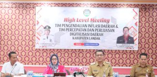 Pemkab Landak Gelar High Level Meeting TPID dan TP2DD