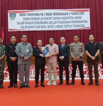 Gutmen Hadiri Paripurna Bahas Usulan Penegasan Pengangkatan Calon Bupati dan Wakil Bupati Terpilih