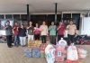 Pj. Sekda Landak Serahkan Bantuan Banjir di Tiga Kecamatan