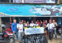 Wpone Salurkan Bantuan Sembako Bagi Member Wpone Landak Terdampak Bencana Banjir