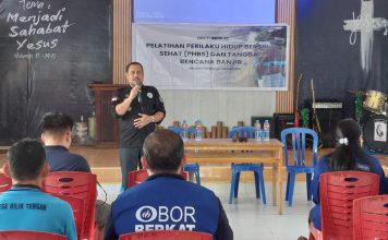 Kades Hilir Tengah Apresiasi Obor Berkat Gelar Sosialisasi PHBS dan Tanggap Bencana Banjir