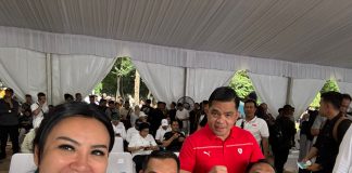 Karolin dan Erani Ikuti Gladi Kotor Pelantikan di Monas