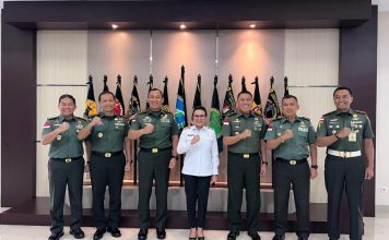Karolin Kunjungi Pangdam XII/Tanjungpura dan Polda Kalbar Bahas Ketahanan Pangan