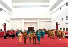 Bupati Karolin Kukuhkan Kepengurusan TP PKK, TP Posyandu dan Dekranasda Landak