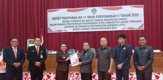 DPRD Sampaikan Rekomendasi Terhadap LKPJ Bupati Landak Tahun Anggaran 2024