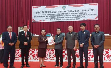 DPRD Sampaikan Rekomendasi Terhadap LKPJ Bupati Landak Tahun Anggaran 2024