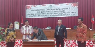 Catatan Fraksi DPRD Landak Terhadap Raperda Pertanggungjawaban APBD 2024