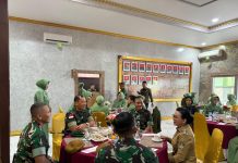 Bupati Karolin Hadiri Sertijab Danyon Armed 16/Tumbak Kaputing