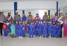 “Polisi Sahabat Anak”, Polres Landak Kenalkan Dunia Kepolisian Lewat Kunjungan Ceria TK Cemerlang