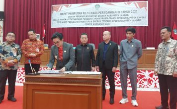 APBD Perubahan Landak 2025 Disahkan, Pendapatan Turun, Belanja Naik