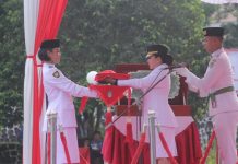 Peringatan HUT RI ke – 80 Pemkab Landak, Bupati Karolin : Bersama Membawa Indonesia Menuju Kemajuan