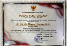 Pemkab Landak Raih Penghargaan Luas Tambah Tanam Padi (LTT) Tertinggi Di Kalbar