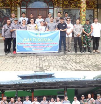Gandeng Forkopimcam Mempawah Hulu, IWO Landak Gelar Baksos di Gereja dan Masjid