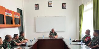 Dandim 1210/Landak Tekankan Evaluasi untuk Tingkatkan Kinerja Satuan
