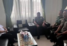 Perkuat Sinergi, Wakil Bupati Landak Kunjungi Kodim 1210/Landak