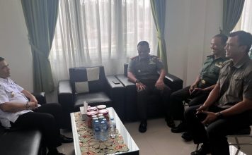 Perkuat Sinergi, Wakil Bupati Landak Kunjungi Kodim 1210/Landak