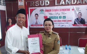 HUT ke-25 Arsada, Bupati Karolin Ajak Masyarakat Ikut Donor Darah