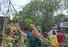 Wabup Erani Ajak OPD Landak Jaga Kekompakan Lewat Gotong Royong